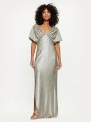 LOLA CASADEMUNT Sukienka wieczorowa MS2416014 Złoty Regular Fit. Żółte sukienki damskie lola casademunt, m, bez wzorów, z syntetyku, wizytowe, bez kołnierzyka, bez ramiączek. Za 529.99 zł.