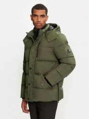 Moose Knuckles Kurtka puchowa M34MJ196 Zielony Regular Fit. Zielone kurtki męskie Moose Knuckles, l, bez wzorów, z puchu, bez kaptura. Za 3,999.00 zł.