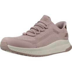 Buty SKECHERS SLIP-INS BOBS SQUAD 4 DIRE STEP Rose. Czerwone obuwie trekkingowe damskie Skechers. Za 363.99 zł.