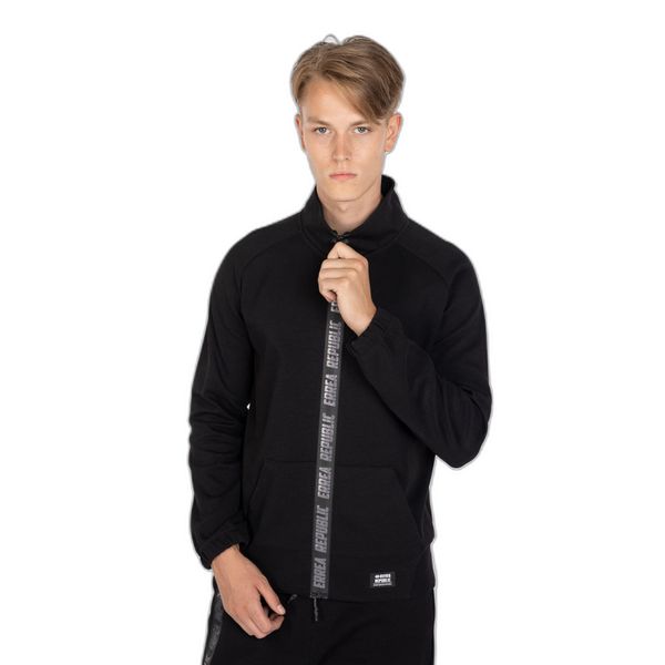 Bluza dresowa zapinana na zamek błyskawiczny Errea Black Box 16. Czarne bluzy bez kaptura męskie ERREA, m, z bawełny. Za 143.50 zł.