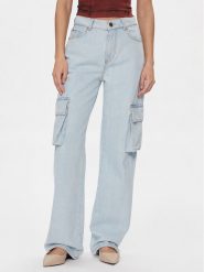 Pinko Jeansy Caty 102942 A1MV Błękitny Cargo Fit. Niebieskie jeansy damskie Pinko. Za 1,369.00 zł.