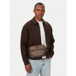 Saszetka Guess. Brązowe saszetki męskie Guess. Za 414.99 zł.