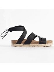 BAYTON Sandały "Braltar" w kolorze czarnym rozmiar: 38. Czarne sandały damskie Bayton, bez wzorów, bez obcasa. Za 169.67 zł.