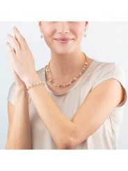 COEUR DE LION Naszyjnik z elementami ozdobnymi - dł. 42 cm rozmiar: onesize. Pomarańczowe naszyjniki damskie COEUR DE LION, ze stali. Za 404.99 zł.