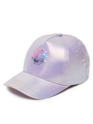 Nelli Blu Czapka z daszkiem LA395-13702 Fioletowy. Fioletowe czapki dziecięce Nelli Blu, bez wzorów, z materiału. Za 39.99 zł.