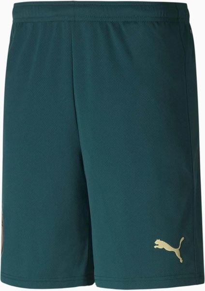 Męskie spodenki Puma Figc Trhird Shorts Replica Green. Zielone szorty męskie Puma, m, z dzianiny, do piłki nożnej. Za 224.99 zł.