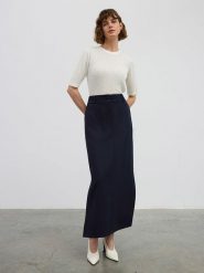 BGN Spódnica w kolorze granatowym rozmiar: 38. Niebieskie spódniczki damskie BGN, bez wzorów, maxi, proste. Za 78.99 zł.