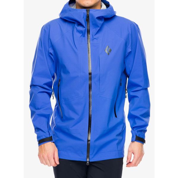 Kurtka z membraną męska Black Diamond Highline Stretch Shell. Niebieskie kurtki męskie Black Diamond, m, bez wzorów, sportowe, bez kaptura. Za 1,268.99 zł.