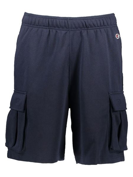 Champion Szorty w kolorze granatowym rozmiar: XL. Niebieskie szorty męskie CHAMPION, bez kołnierzyka. Za 119.95 zł.