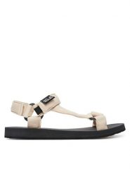 Jack Wolfskin Sandały Taiga A65623 Beżowy. Brązowe obuwie trekkingowe damskie Jack Wolfskin, bez wzorów, z materiału, bez obcasa. Za 329.99 zł.