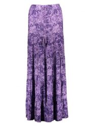 Miss goodlife Spódnica "Flower" w kolorze fioletowym rozmiar: L. Różowe spódniczki damskie miss goodlife, l, bez wzorów, z bawełny, maxi, proste. Za 154.43 zł.