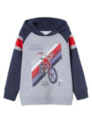 Vertbaudet Bluza w kolorze szaro-granatowym rozmiar: 86. Niebieskie bluzy i bluzki niemowlęce vertbaudet, bez wzorów, bez ramiączek, bez kaptura. Za 34.99 zł.