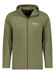 Canadian Peak Kurtka polarowa "Tugoodeak" w kolorze khaki rozmiar: M. Brązowe kurtki męskie Canadian Peak, m, bez wzorów, z polaru, bez kaptura. Za 100.52 zł.