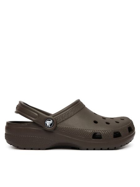 Crocs Klapki Classic 10001 Brązowy ciemny. Brązowe klapki i japonki męskie Crocs, z tworzywa sztucznego. Za 239.99 zł.