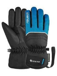 Reusch Rękawiczki funkcyjne "Teddy GORE-TEX" w kolorze czarno-niebieskim rozmiar: 4,5. Czarne rękawiczki dziecięce REUSCH, z gore-texu, bez ramiączek. Za 114.44 zł.
