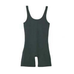Kombinezon ogrodniczki damskie Girlfriend Collective Unitard Scoop. Zielone kombinezony damskie GIRLFRIEND COLLECTIVE, xs, bez wzorów, z tkaniny, sportowe, bez kołnierzyka, bez ramiączek. Za 422.00 zł.