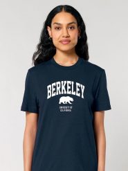 American Universities Koszulka "Berkeley University of California" w kolorze granatowym rozmiar: XL. Niebieskie bluzki damskie American Universities, xl, bez wzorów, z bawełny, bez kołnierzyka. Za 83.42 zł.