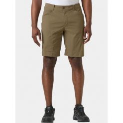 Szorty Męskie Helly Hansen Elv Light Tur. Zielone szorty męskie Helly Hansen, bez kołnierzyka. Za 369.00 zł.