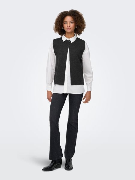 ONLY Kamizelka w kolorze czarnym rozmiar: XL. Czarne kamizelki damskie Only, xl, ze splotem. Za 104.99 zł.