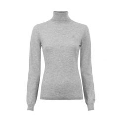 Sweter damski Cavallo Cavalradina. Brązowe golfy damskie CAVALLO, bez wzorów, z wełny, bez ramiączek. Za 214.50 zł.