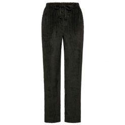 Spodnie Deha Soft Viscose Corduroy Straight Pants Damskie. Czarne spodnie materiałowe damskie Deha, bez wzorów, z lyocellu, eleganckie. Za 514.99 zł.