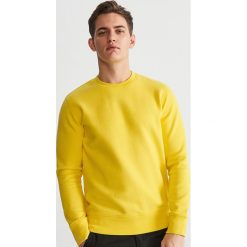 Gładka bluza - Żółty. Żółte bluzy bez kaptura męskie Reserved, l. Za 79.99 zł.