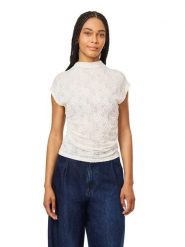 Scotch & Soda Koszulka w kolorze białym rozmiar: XL. Białe t-shirty damskie Scotch & Soda, xl, bez wzorów, z koronki, bez kołnierzyka. Za 124.95 zł.