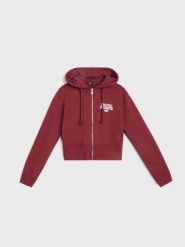 Rozpinana bluza z kapturem - fioletowy. Fioletowe bluzy z kapturem damskie Sinsay, l. Za 49.99 zł.