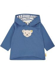 Steiff Bluza w kolorze niebieskim rozmiar: 92. Niebieskie bluzy i bluzki niemowlęce Steiff, bez wzorów, bez ramiączek, bez kaptura. Za 79.03 zł.