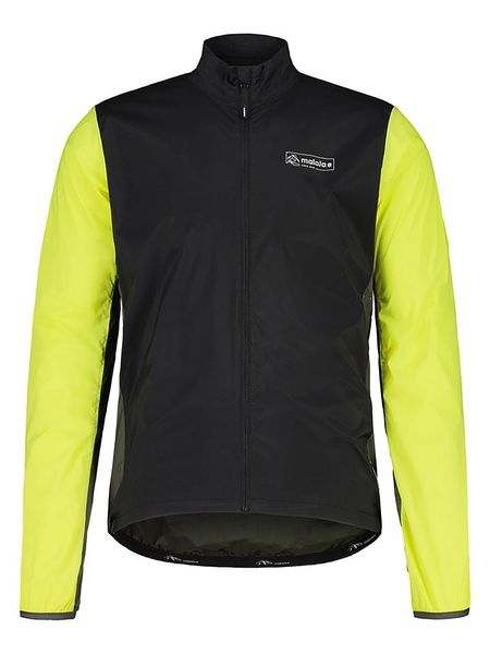 Maloja Kurtka kolarska "MaxM." w kolorze czarno-limonkowym rozmiar: L. Czarne kurtki outdoor męskie Maloja, l, bez wzorów, z materiału, bez kaptura. Za 281.76 zł.