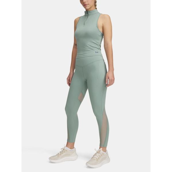 Koszulka treningowa damska Under Armour Vanish Elite Vent Tank. Zielone bluzki damskie Under Armour, xs, bez wzorów, bez ramiączek. Za 149.99 zł.