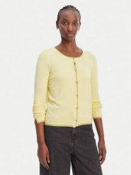 Liu Jo Kardigan WA6280 MS49I Żółty Regular Fit. Żółte kardigany damskie Liu Jo, s, bez wzorów, z wiskozy. Za 429.99 zł.