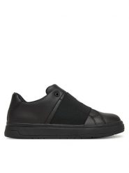 Calvin Klein Sneakersy V3X9-83162-1355 D Czarny. Czarne buty sportowe chłopięce CALVIN KLEIN, bez wzorów, ze skóry, bez zapięcia. Za 299.99 zł.