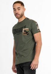 T-shirt o klasycznym kroju Lonsdale Huxter. Czarne t-shirty męskie Lonsdale, l, bez wzorów, z dzianiny, bez kołnierzyka. Za 135.00 zł.