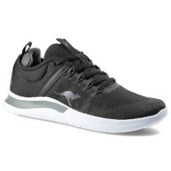 Szare Sneakersy Kangaroos Damskie Sportowe Buty. Czarne obuwie treningowe damskie Kangaroos, na fitness i siłownię. Za 179.00 zł.