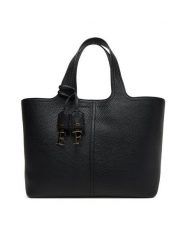 Elisabetta Franchi Torebka BS-96A-52E2-V450 Czarny. Czarne torebki klasyczne damskie Elisabetta Franchi, bez wzorów, ze skóry, bez dodatków. Za 1,069.00 zł.