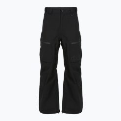 Spodnie snowboardowe męskie ThirtyTwo TM Recycled. Czarne spodnie materiałowe męskie THIRTYTWO, bez wzorów, z materiału, sportowe. Za 939.99 zł.