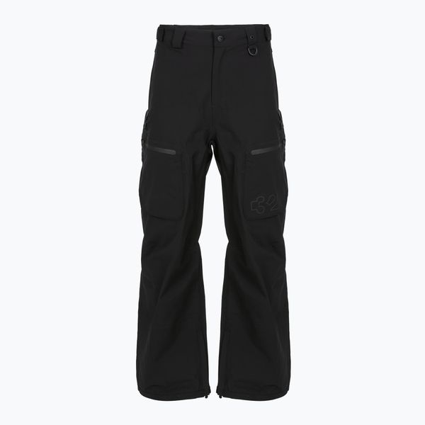Spodnie snowboardowe męskie ThirtyTwo TM Recycled. Czarne spodnie materiałowe męskie THIRTYTWO, bez wzorów, z materiału, sportowe. Za 939.99 zł.