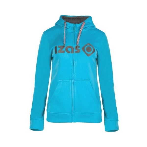 DUERO W JACKET Bluza z kapturem i zamkiem błyskawicznym – wygoda i styl z możliw. Niebieskie bluzy sportowe damskie IZAS, l, bez wzorów, bez ramiączek, z kapturem. Za 226.04 zł.