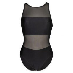 Damski kostium kąpielowy 1-częściowy Arena Panels Vent. Czarne stroje jednoczęściowe damskie Arena, xs, bez wzorów. Za 339.00 zł.