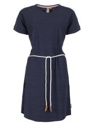 Roadsign Sukienka w kolorze granatowym rozmiar: M. Niebieskie sukienki damskie Roadsign, m, bez wzorów, ze skóry, bez kołnierzyka, bez ramiączek, midi. Za 56.79 zł.