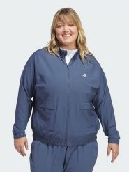 Adidas Kurtka przejściowa w kolorze granatowym rozmiar: XL. Niebieskie kurtki damskie Adidas, xl, bez wzorów, bez kaptura. Za 144.24 zł.