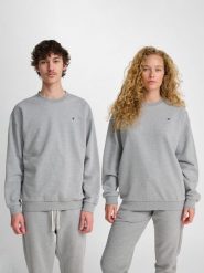 Bluza Hummel Bee. Szare bluzy sportowe damskie HUMMEL, m, bez wzorów, z bawełny, bez ramiączek, długie, bez kaptura. Za 211.75 zł.