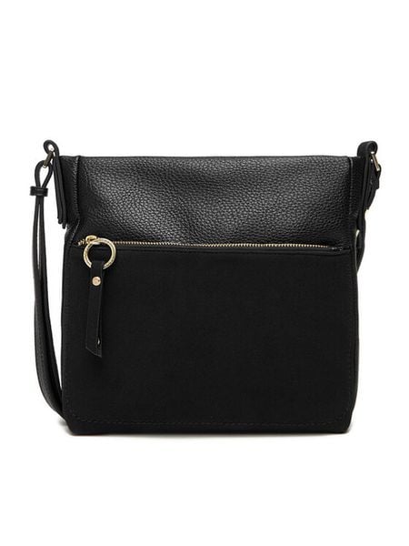 Lasocki Torebka C-LSK-K-062-06 Czarny. Czarne listonoszki damskie Lasocki, bez wzorów, bez dodatków. Za 169.99 zł.