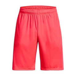 Spodenki fitness męskie Under Armour Tech WM. Czerwone szorty męskie Under Armour, m, na fitness i siłownię. Za 99.99 zł.