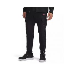 Spodnie dresowe Under Armour TECH UTILITY WOVEN. Czarne spodnie sportowe męskie Under Armour, z dresówki. Za 345.15 zł.