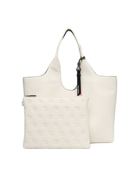 KARL LAGERFELD Torebka A3W30096 Biały. Białe torebki klasyczne damskie Karl Lagerfeld, bez wzorów, ze skóry, bez dodatków. Za 769.99 zł.