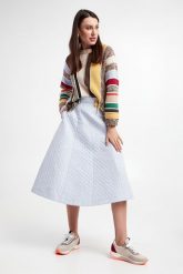 Spódnica midi CUSTOMMADE. Spódniczki damskie Custommade, xs, bez wzorów, midi. W wyprzedaży za 582.47 zł.