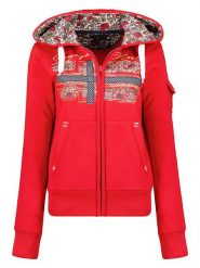 Geographical Norway Bluza "Fabeaute" w kolorze czerwonym rozmiar: XL. Czerwone bluzy z kapturem damskie Geographical Norway, xl. Za 114.17 zł.