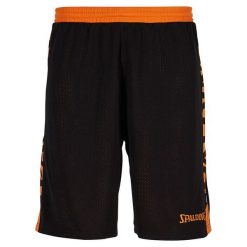 Szorty Spalding Essential Reversible. Brązowe szorty męskie Spalding, bez kołnierzyka. Za 198.00 zł.